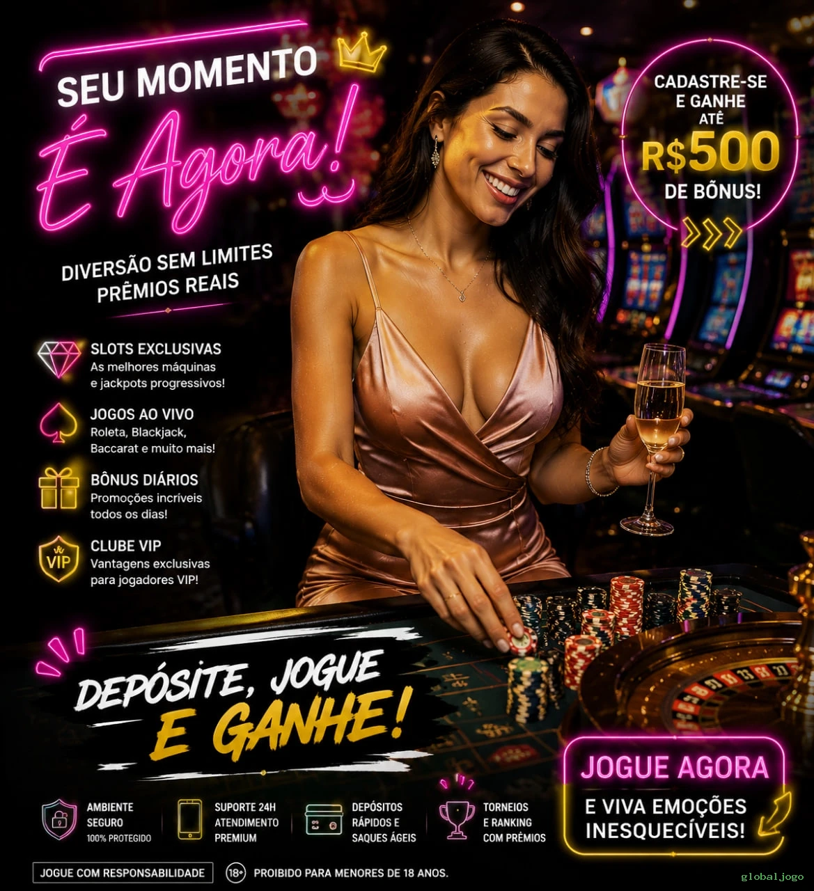 Cadastro rápido e seguro na globaljogo